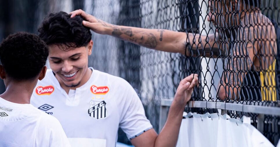 Luca Meirelles se despede do Santos (Foto: Reprodução, Instagram)