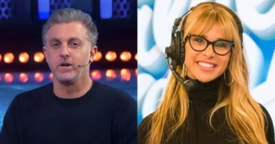 Luciano Huck e Dany Bananinha na Globo (Foto: Reprodução/ Internet)
