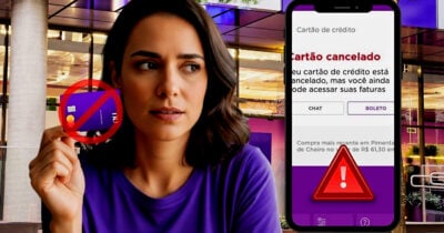 Nubank faz comunicado com o que causa o cancelamento dos cartões de crédito  (Foto Reprodução/Montagem/Lennita/Tv Foco/Canva)
