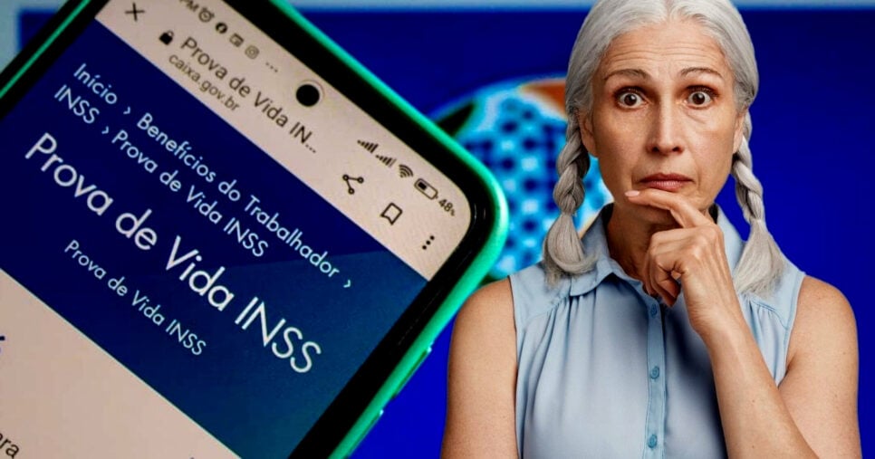 Veja como funciona a Prova de Vida, do INSS (Foto Reprodução/Montagem// INSS/Canva/TV Foco/Lennita)