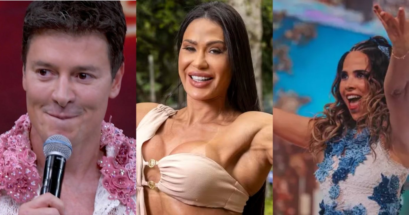 Rodrigo Faro, Gracyanne e Wanessa Camargo participam da Dança dos Famosos - Foto: Montagem