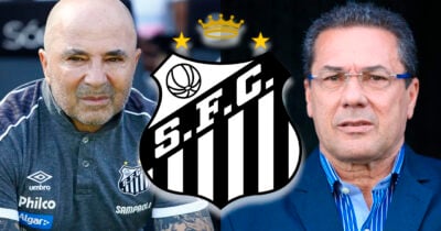 Santos - Sampaoli e Luxemburgo (Foto: Reprodução)