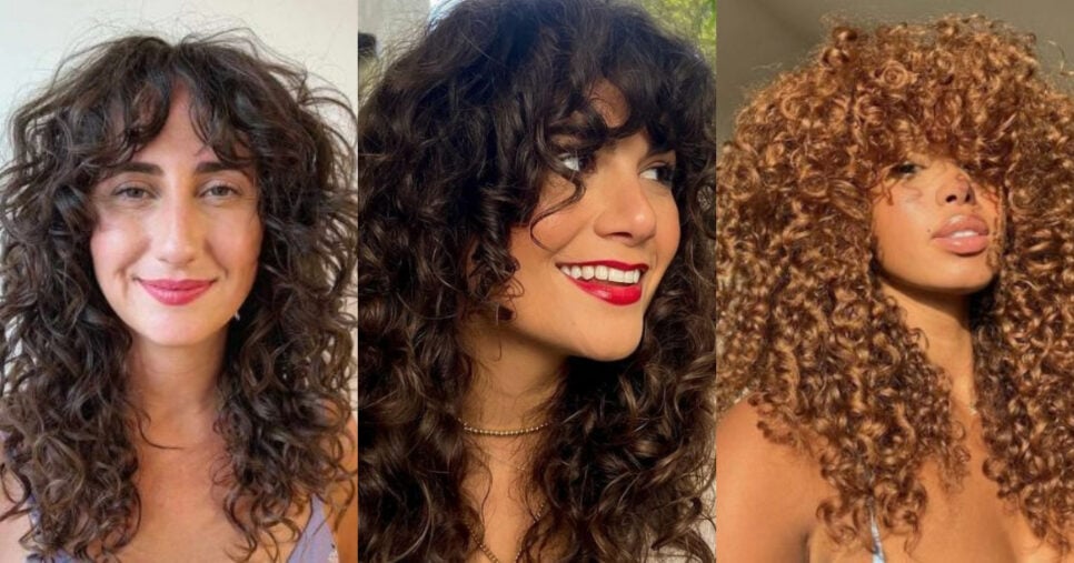 Shag hair com franja desfiada (Foto: Reprodução/Montagem TV Foco)