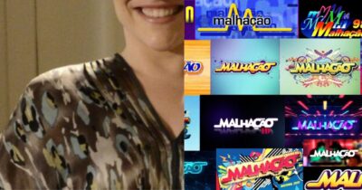 Simone Gutierrez / Logo de Malhação - Montagem