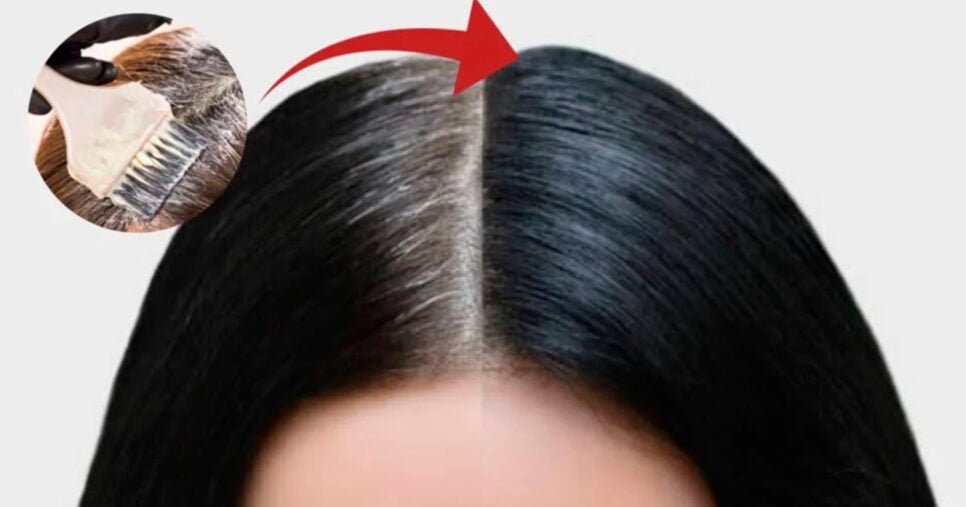 Tinta natural para acabar com cabelo branco (Foto: Reprodução)