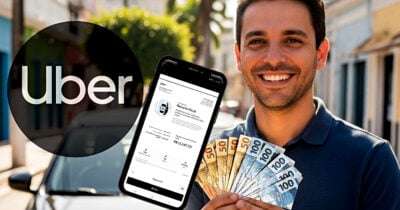 Motoristas da Uber podem disparar ganhos em novo recurso da plataforma (Foto Reprodução/Montagem/Tv Foco/Canva/Uber/GMN)