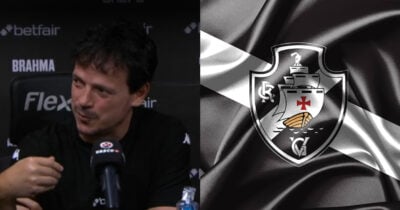 Vasco confirma atacante e Fernando Diniz comemora (Foto: Divulgação Globo)