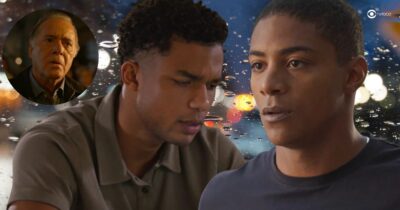 Abel, Samuel e Marlon em Dona de Mim (Foto: Reprodução / Globo / Montagem TV Foco)