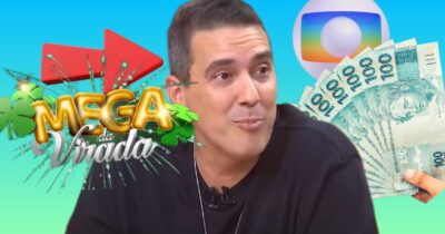 André Marques ganhou na Mega da Virada: Quanto ele faturou?  (Foto: Reprodução/ TV Brasil/ Internet/ Montagem)