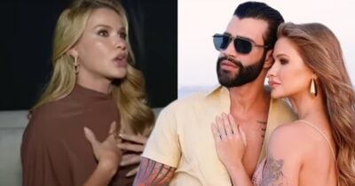 Andressa Suita faz desabafo sobre crise no casamento com Gusttavo Lima (Foto: Reprodução/ LeoDias TV/ Instagram/ Montagem)