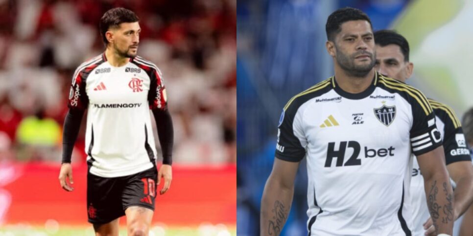 Arrascaeta e Hulk possuem 4 gols marcados no clássico mineiro em mata-mata (Reprodução: Instagram)
