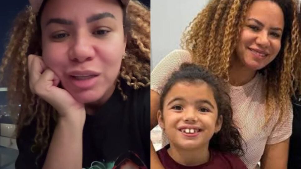 Vilmeci detona sobre críticas na internet sobre dentes de sua filha (Foto: Reprodução/ Instagram/ Montagem)
