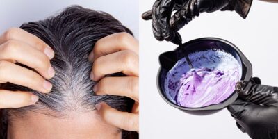 Tinta 2 ingredientes acabar com o cabelo branco (Reprodução: Montagem TV Foco)