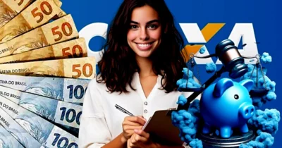 Caixa libera pagamento à lista de CPFs (Foto Reprodução/Montagem/Lennita/Tv Foco/GMN/Canva/CAIXA)