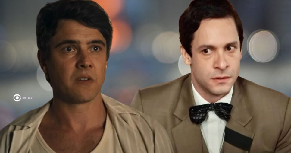 Candinho e Celso em Êta Mundo Melhor! (Foto: Reprodução / Globo / Montagem TV Foco)