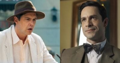 Candinho é apunhalado por Celso em Êta Mundo Melhor - Montagem/TV FOCO