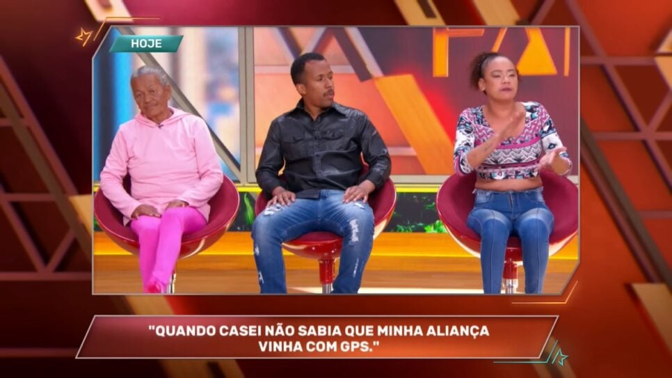 Mulher surtou no "Casos de Família" e choca com ameaça (Foto: Reprodução/ SBT)