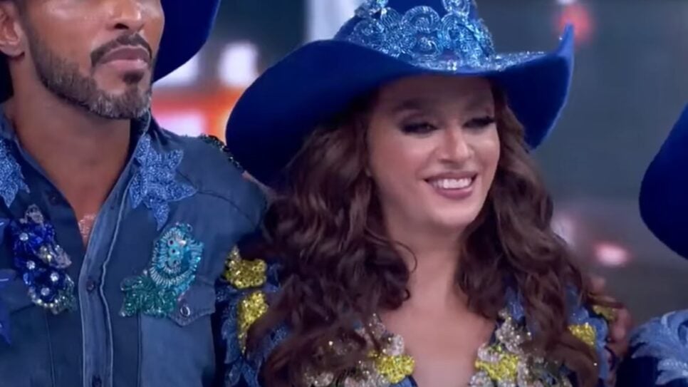 Catia Fonseca na última apresentação da Dança dos Famosos (Foto: Reprodução/ Globo)