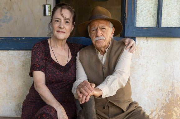 Cunegundes e Quinzinho em Êta Mundo Melhor! (Foto: Reprodução / Globo)
