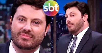 Danilo Gentilli fica sem chão ao ser exposto no The Noite como ele é na hora H: 