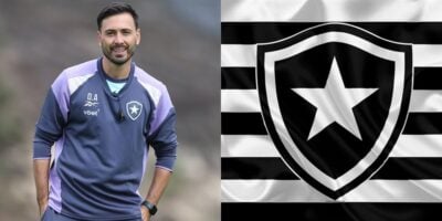 Davide Ancelotti comemora novo reforço ao Botafogo (Reprodução: Vitor Silva)