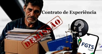 Saiba se demissão em período de experiência dá direito ao FGTS e outros direitos (Foto Reprodução/Montagem/Lennita/TV Foco/Canva/GMN)