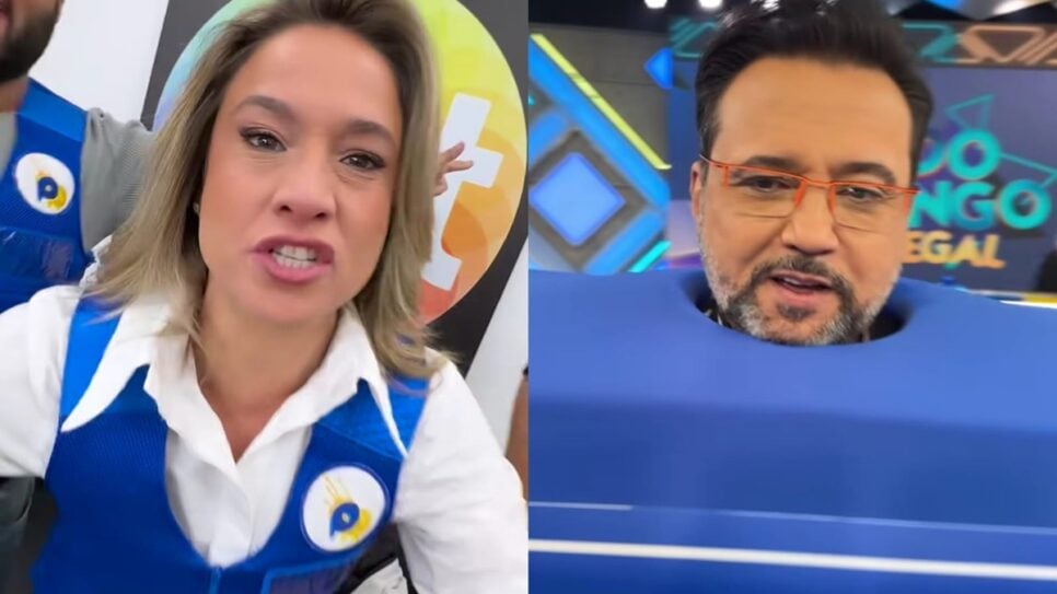 Perfil de Portiolli entrega presença ilustre de Fernanda Gentil e Geraldo Luís, ex-rivais da atração dominical (Foto: Reprodução/ Instagram/ Montagem)