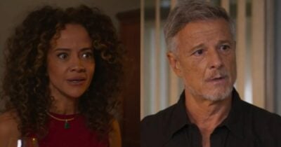 Jaques apunhala Tânia pelas costas em Dona de Mim - Montagem/ TV FOCO