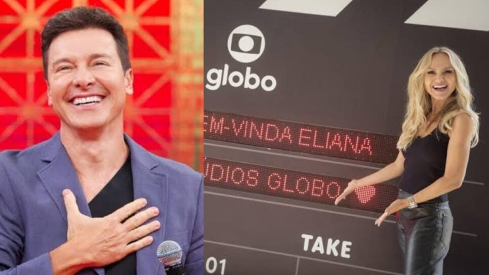 Eliana que se cuide: Sensitiva crava que Rodrigo Faro pode se dar bem e melhor que a loira na Globo (Foto: Reprodução/ Globo/ Instagram/ Montagem)