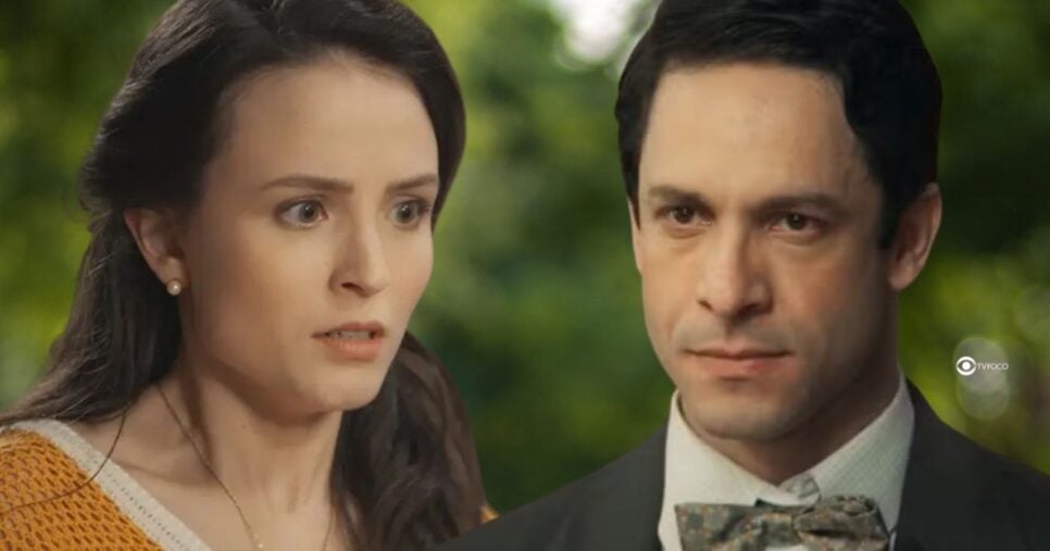 Estela e Celso em Êta Mundo Melhor! (Foto: Reprodução / Globo / Montagem TV Foco)