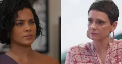 Maria de Fátima arma rasteira e apunhala Celina pelas costas em Vale Tudo