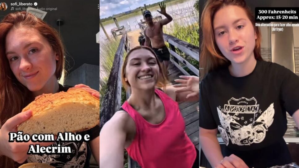 Sofia Liberato vive vida comum e luxuosa ao lado do marido, que é ex-pedreiro (Foto: Reprodução/ Instagram/ Montagem)