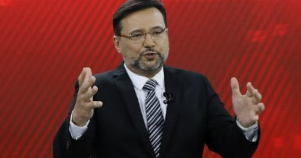 Geraldo Luís no comando do Aqui Agora (Foto: Divulgação/Reprodução)