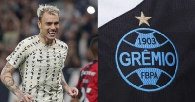 Grêmio arma contratação de Róger Guedes - Foto: Montagem/Portal Gremista