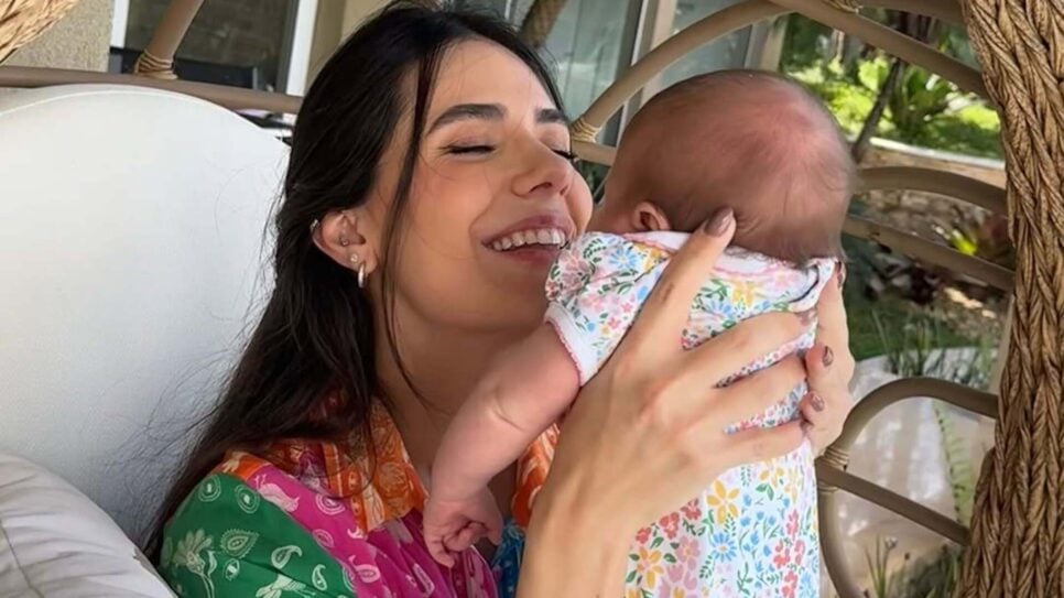Luan Santana e a filha Serena - Foto: Internet
