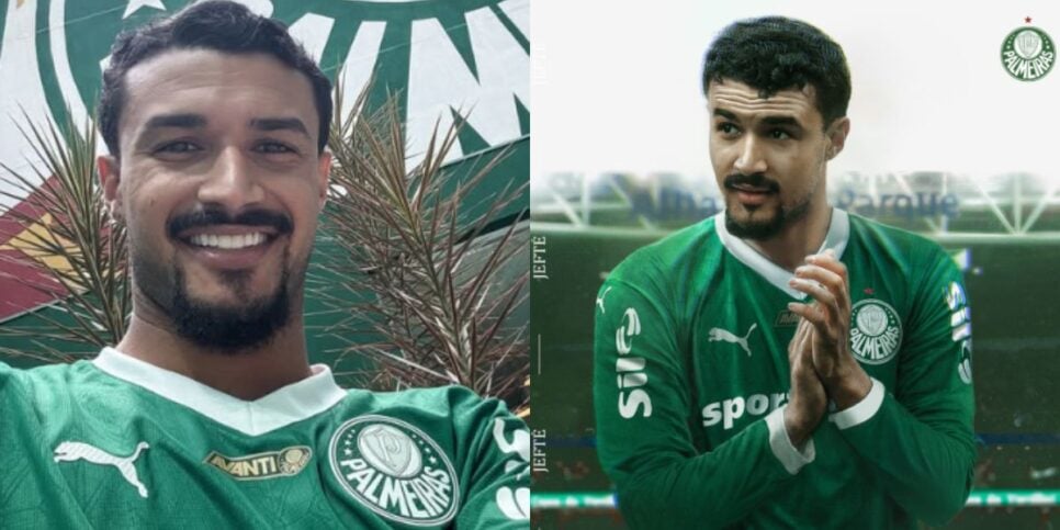 Jefté assinou com o Palmeiras (Reprodução: Instagram)