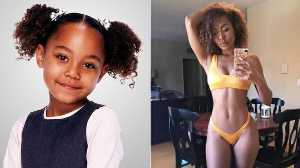 A Kady cresceu, está irreconhecível e arranca suspiros nas redes sociais (Foto: Reprodução/ Internet/ Montagem)