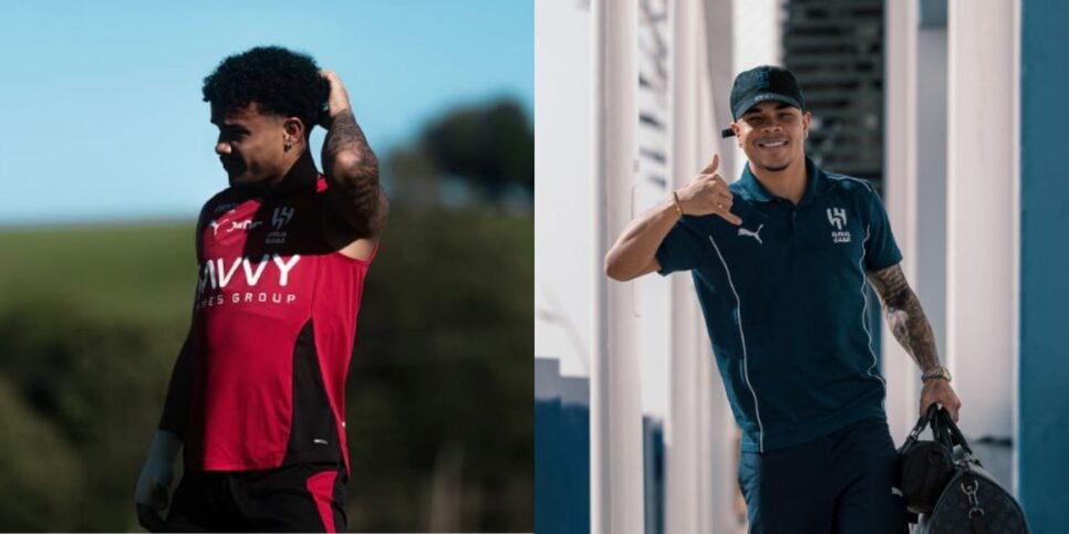 Kaio César sendo monitorado pelo Cruzeiro (Reprodução: Instagram)