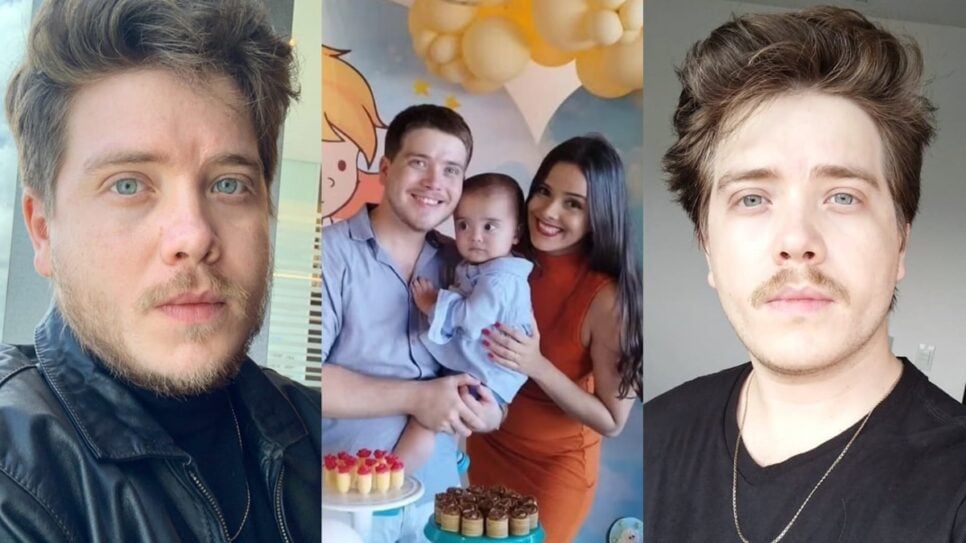 Pedro Malta está irreconhecível aos 31 anos e constituiu família (Foto: Reprodução/ Instagram/ Montagem)
