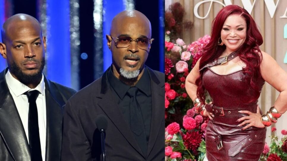 Marlon e Damon Wayans são irmão; Tisha Campbell não mudou nada (Foto: Reprodução/ Internet/ Montagem)