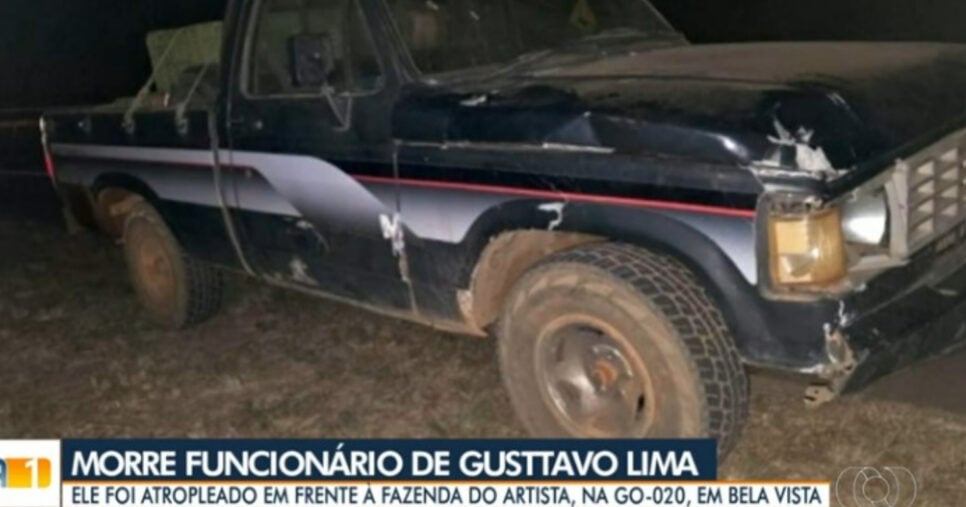 Funcionário de Gusttavo Lima foi atropelado (Foto: Reprodução/Globo)