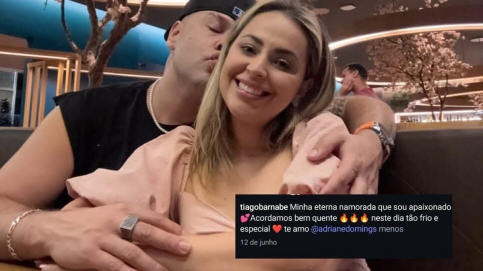 Declaração hilária de dia dos namorados à esposa (Foto: Reprodução/ Instagram/ Montagem)