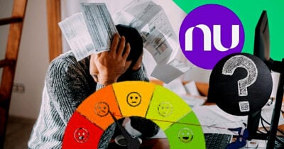 Quanto tempo leva para o nome ficar limpo após dívidas? Nubank responde (Foto Reprodução/Montagem/Lennita/Tv Foco/Canva/Gemini/Nubank)