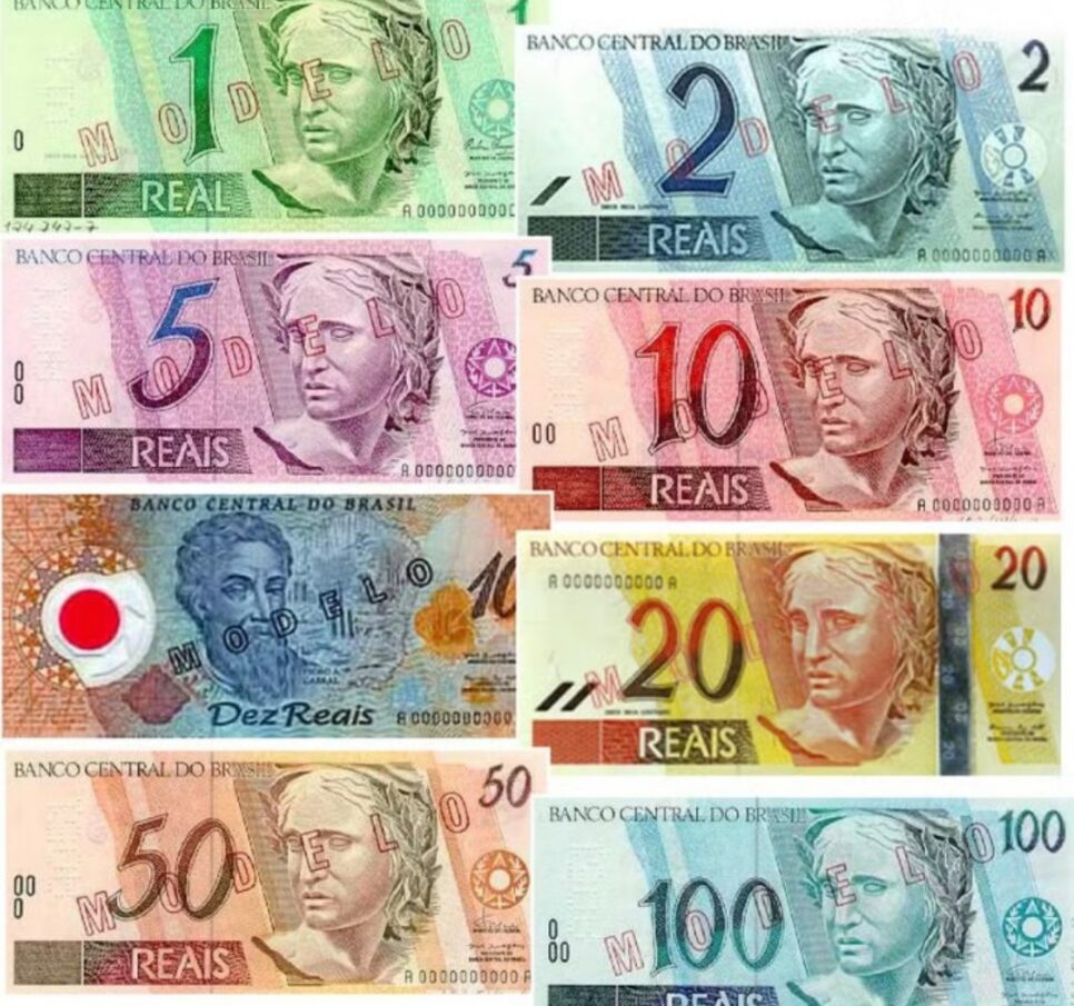 Notas da primeira família Real (Foto: Reprodução/G1)