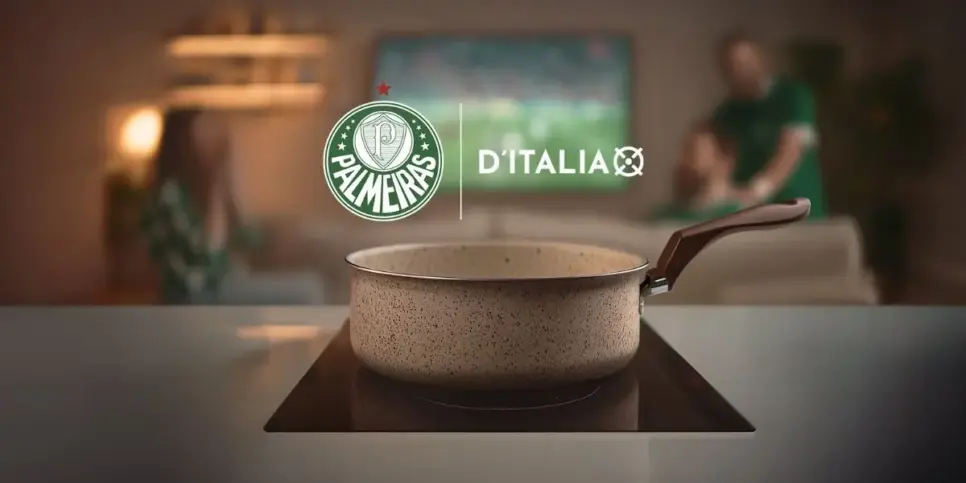 Palmeiras fechou a contratação com a D'Italia Panelas (Reprodução: Divulgação)