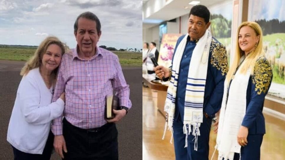 As esposas de R.R. Soares e de Valdemiro  Santiago (Foto: Reprodução/ Internet/ Montagem)