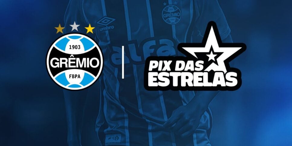 Pix das Estrelas é o novo patrocinador do Grêmio (Reprodução: Divulgação)