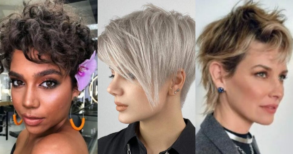 Pixie cut alongado (Foto: Reprodução/Montagem TV Foco)