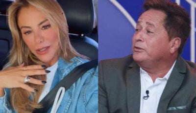 Poliana Rocha expõe o que passa com Leonardo dentro de casa (Foto: Reprodução/Montagem TV Foco)