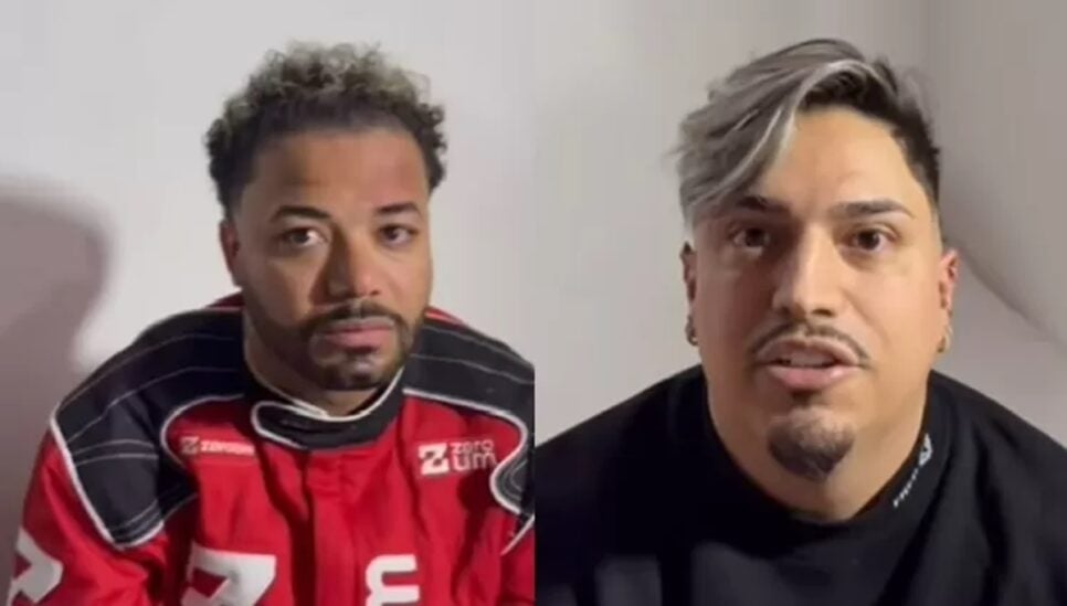 Hytalo Santos e Israel Nata Vicente - casal preso (Foto: Reprodução/ Globo/ Montagem)